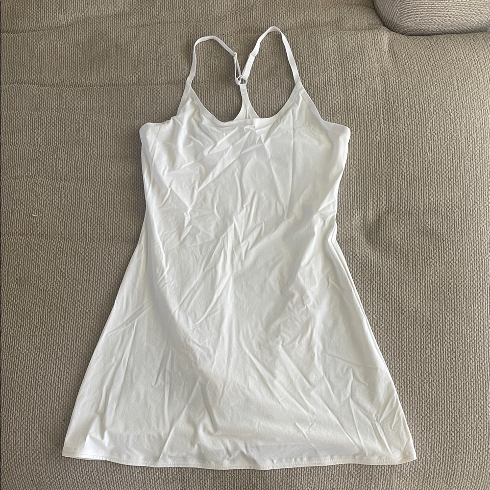 Outdoor Voices White Tank Top Dress